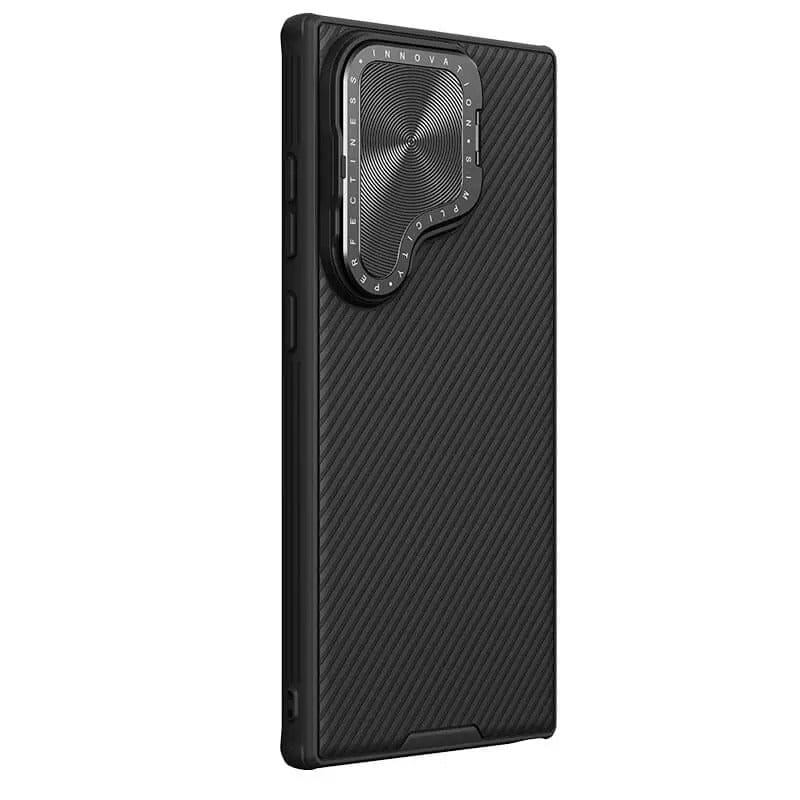 FRATO Samsung S24U Samsung Galaxy S24 Ultra Nillkin Camshield Prop Camera Protective Cover Case(Black)