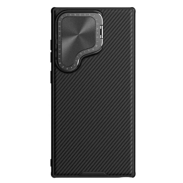 FRATO Samsung S24U Samsung Galaxy S24 Ultra Nillkin Camshield Prop Camera Protective Cover Case(Black)