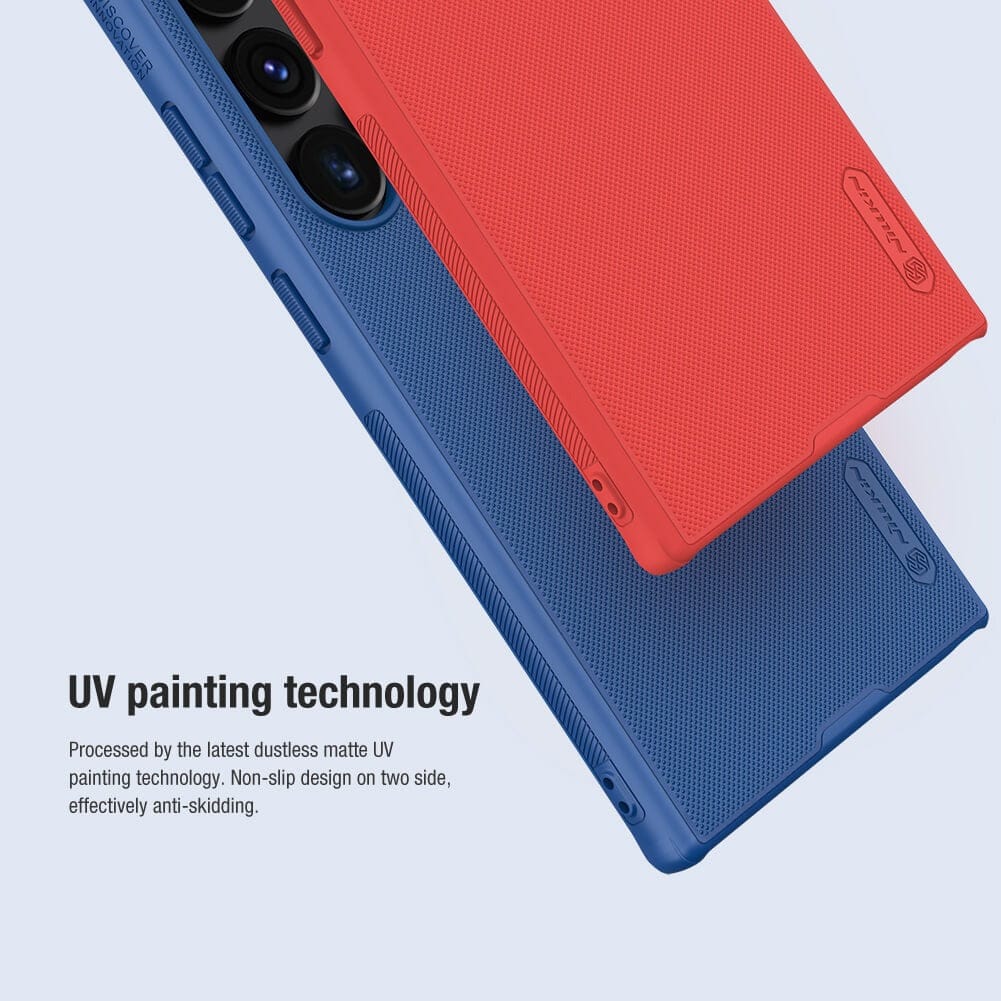 FRATO Samsung S24U Samsung Galaxy S24 Ultra Nillkin Super Frosted Shield Pro Matte Cover Black