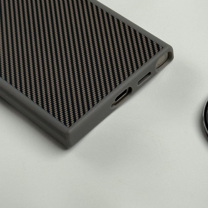 FRATO Samsung S24U Samsung Galaxy S24 Ultra Premium Carbon Fiber Texture Case Cover