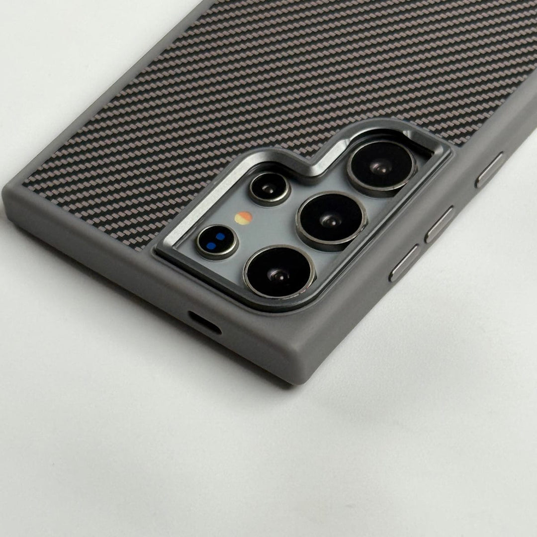 FRATO Samsung S24U Samsung Galaxy S24 Ultra Premium Carbon Fiber Texture Case Cover