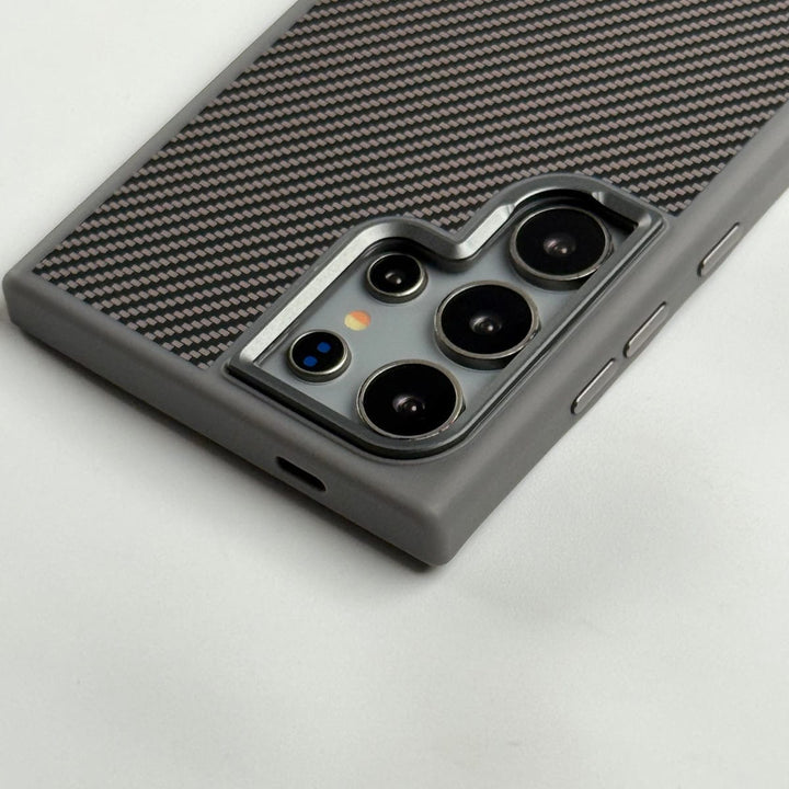 FRATO Samsung S24U Samsung Galaxy S24 Ultra Premium Carbon Fiber Texture Case Cover
