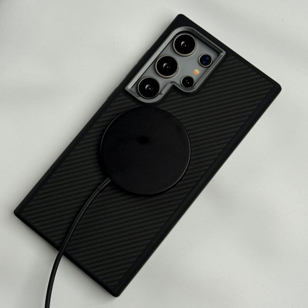 FRATO Samsung S24U Samsung Galaxy S24 Ultra Premium Carbon Fiber Texture Case Cover