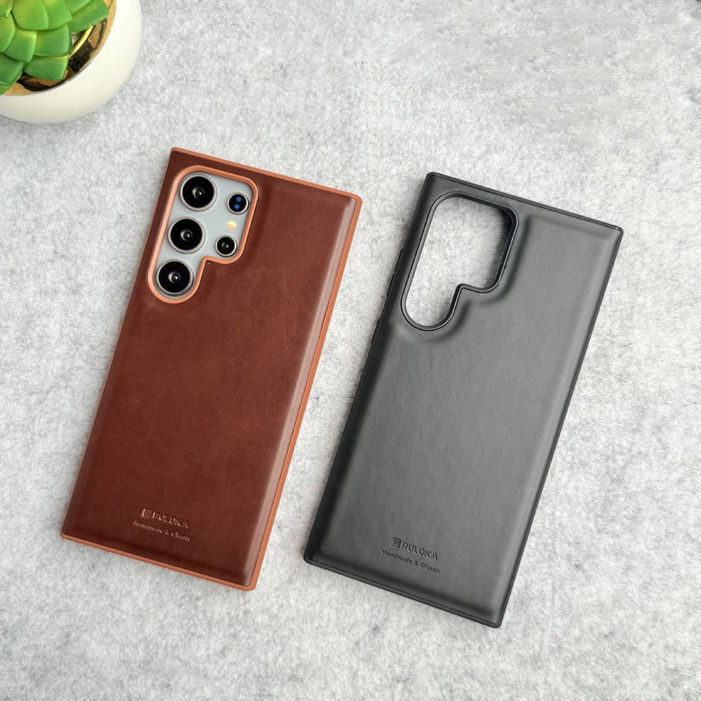 FRATO Samsung S24U Samsung Galaxy S24 Ultra Premium Pu Leather Case Cover