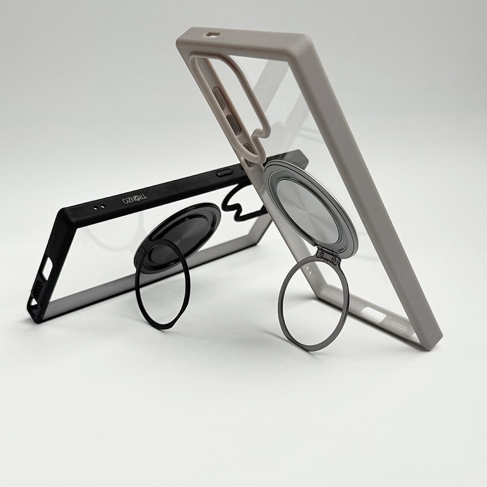 FRATO Samsung S24U Samsung Galaxy S24 Ultra Rotating Metal Ring Stand Cover