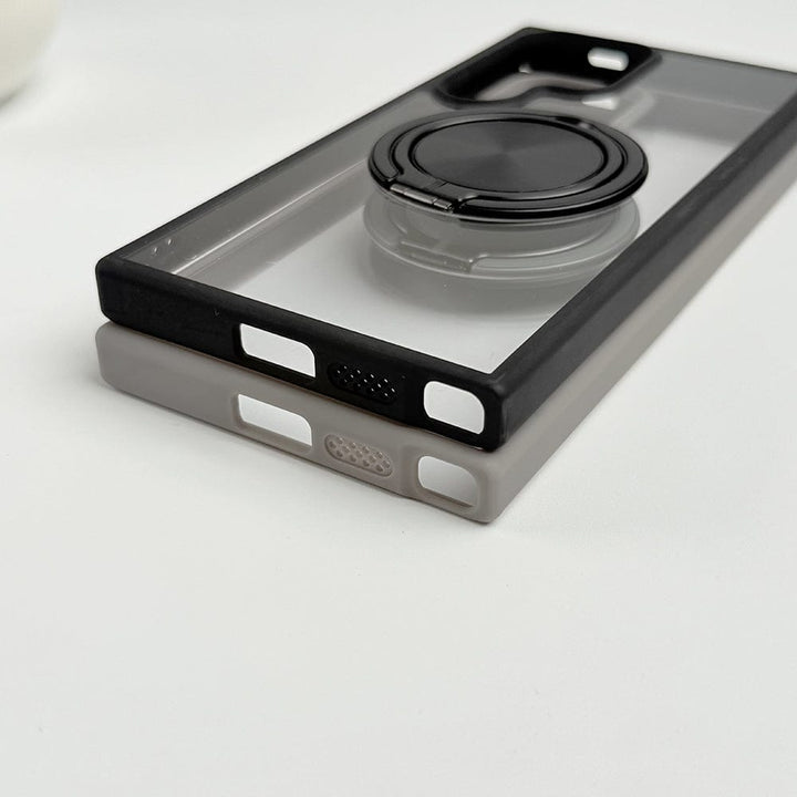 FRATO Samsung S24U Samsung Galaxy S24 Ultra Rotating Metal Ring Stand Cover