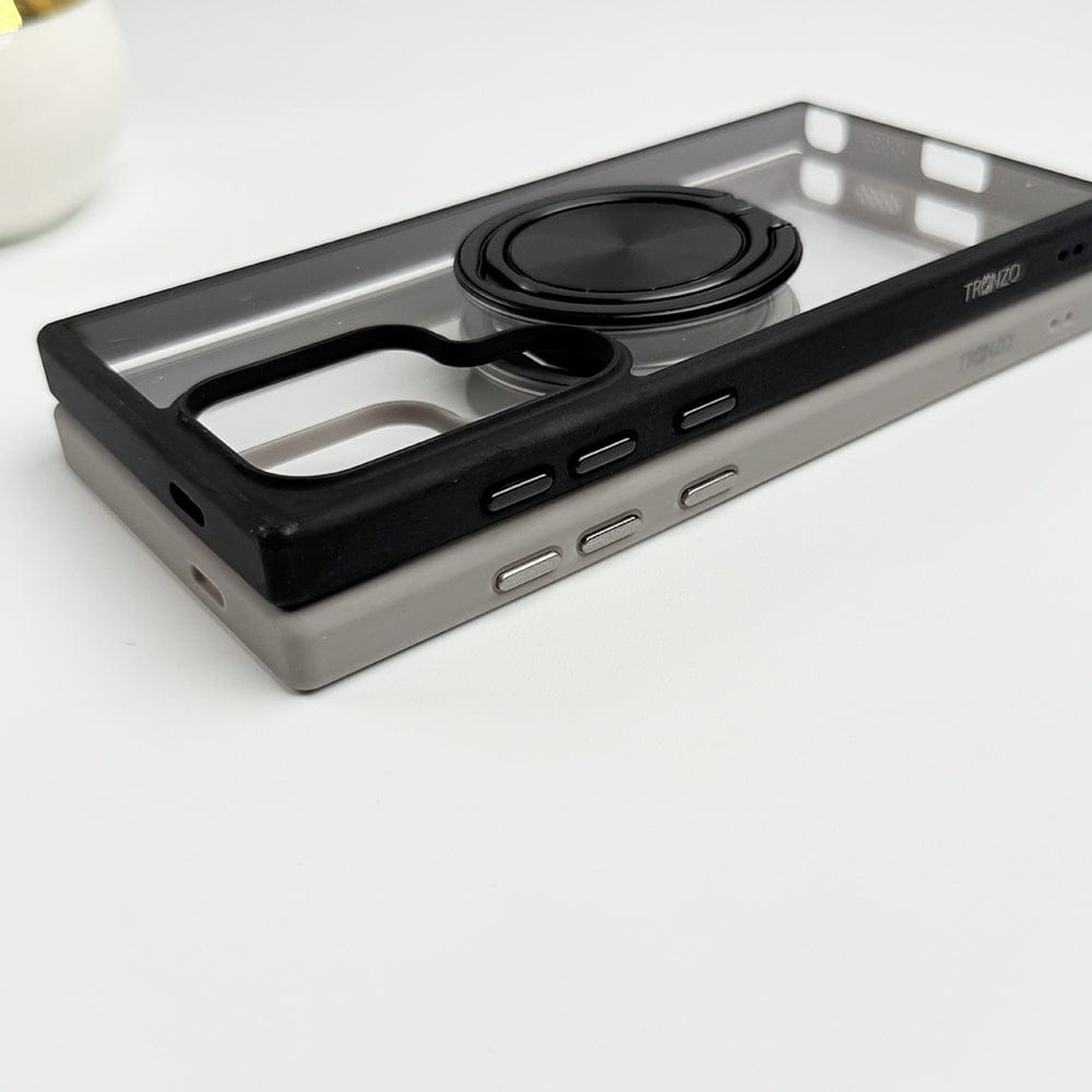 FRATO Samsung S24U Samsung Galaxy S24 Ultra Rotating Metal Ring Stand Cover