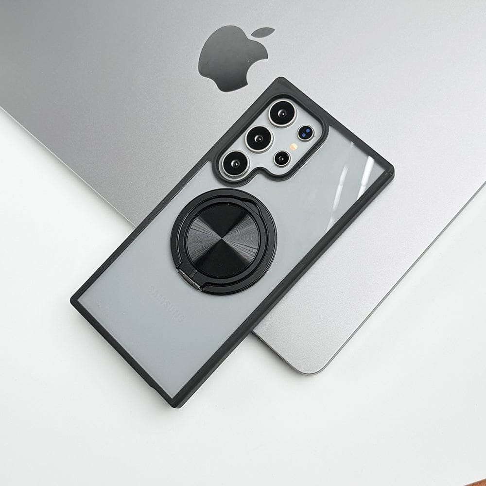 FRATO Samsung S24U Samsung Galaxy S24 Ultra Rotating Metal Ring Stand Cover