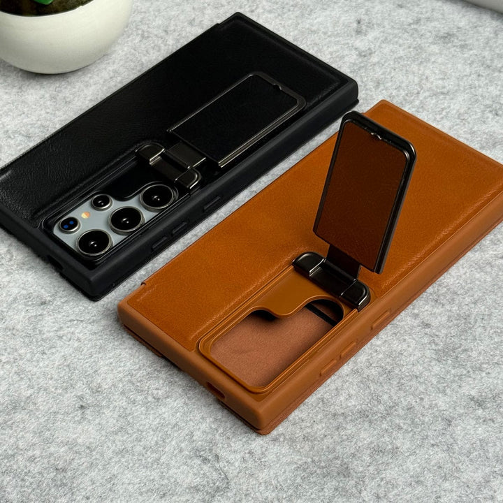 FRATO Samsung S24U Samsung Galaxy Ultra Series Flip Case With Metal Camera Stand