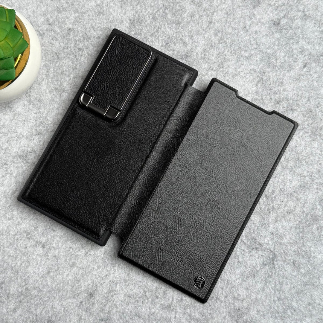 FRATO Samsung S24U Samsung Galaxy Ultra Series Flip Case With Metal Camera Stand