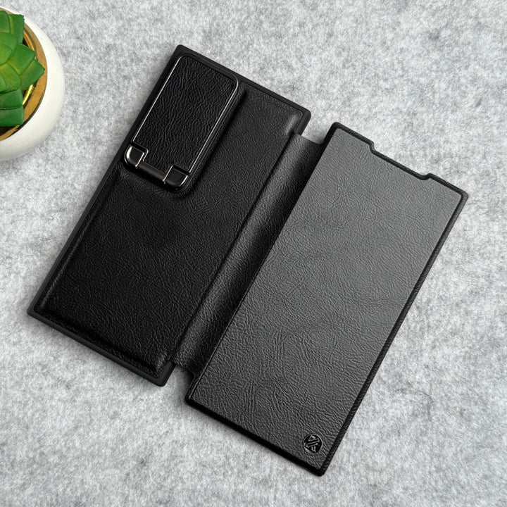 FRATO Samsung S24U Samsung Galaxy Ultra Series Flip Case With Metal Camera Stand