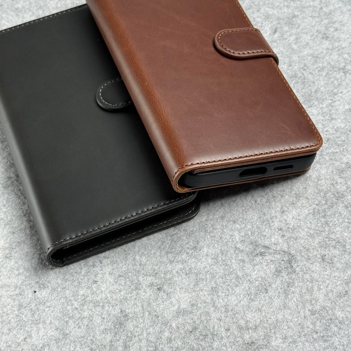 FRATO Samsung S25 Edge Samsung Galaxy S25 Edge Leather Flip 2 in 1 Detachable Front and Back Wallet Case Cover