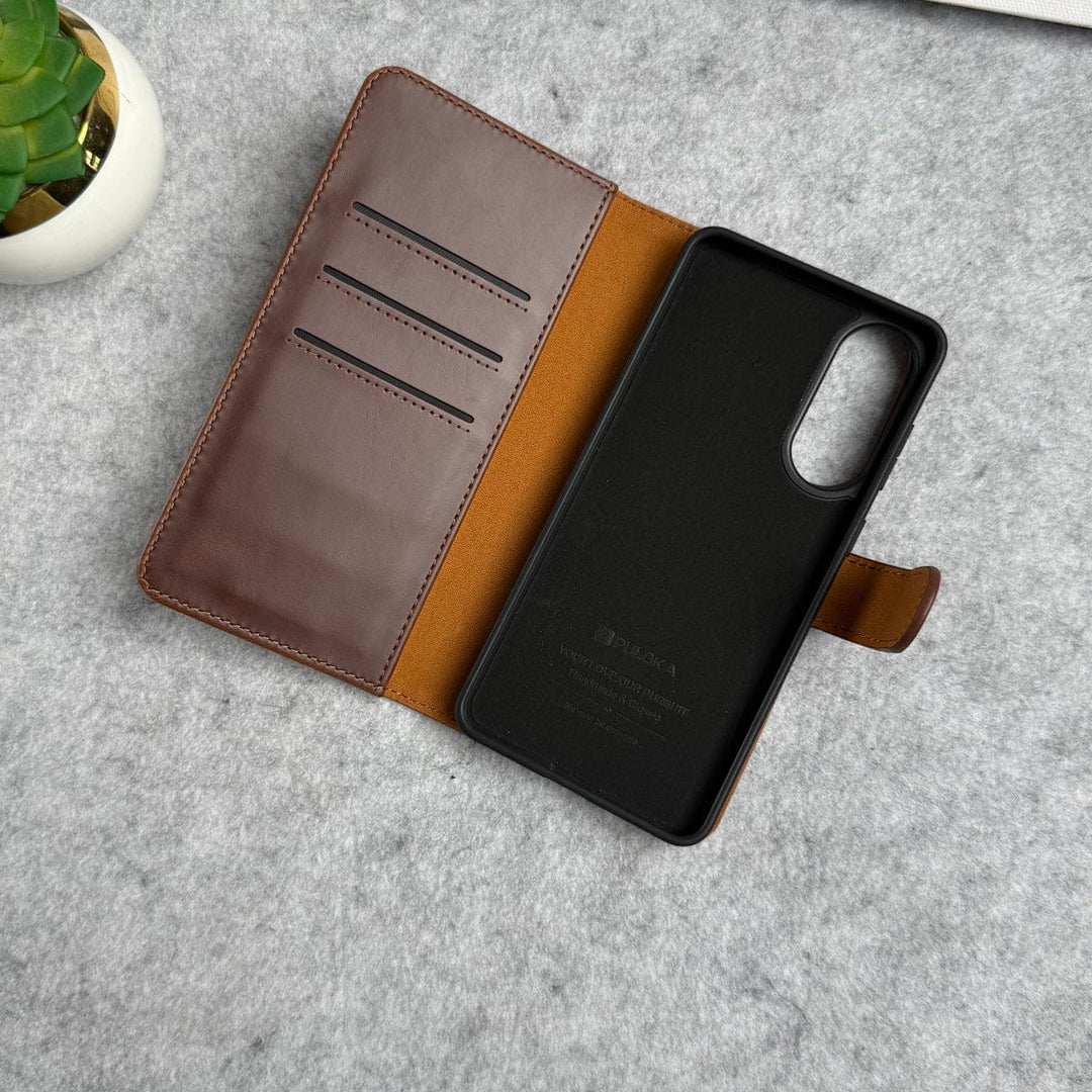 FRATO Samsung S25 Edge Samsung Galaxy S25 Edge Leather Flip 2 in 1 Detachable Front and Back Wallet Case Cover