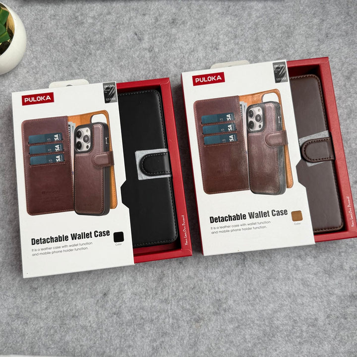 FRATO Samsung S25 Edge Samsung Galaxy S25 Edge Leather Flip 2 in 1 Detachable Front and Back Wallet Case Cover