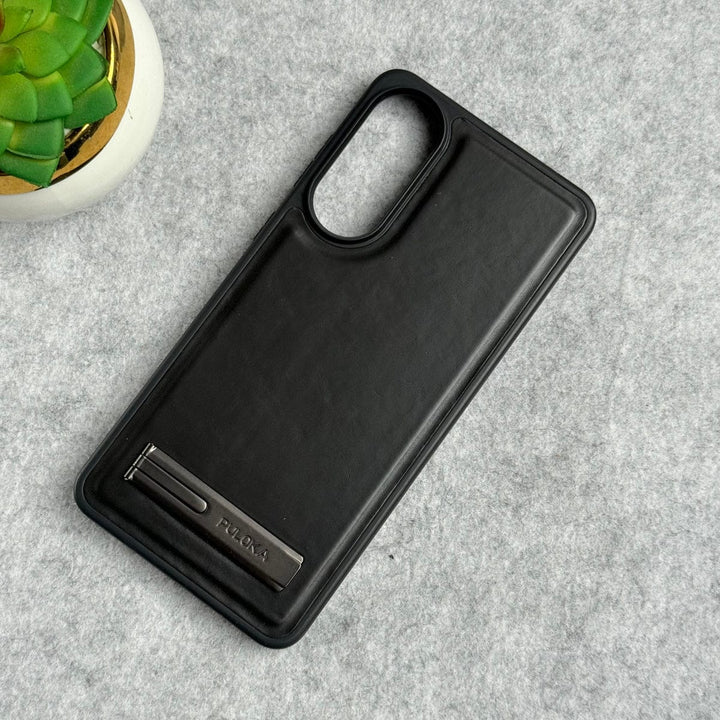 FRATO Samsung S25 Edge Samsung Galaxy S25 Edge PU Leather Inbuilt Stand Case Cover