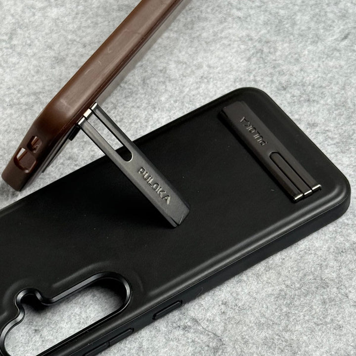 FRATO Samsung S25 Samsung Galaxy S25 Full PU Leather Inbuilt Stand Case Cover