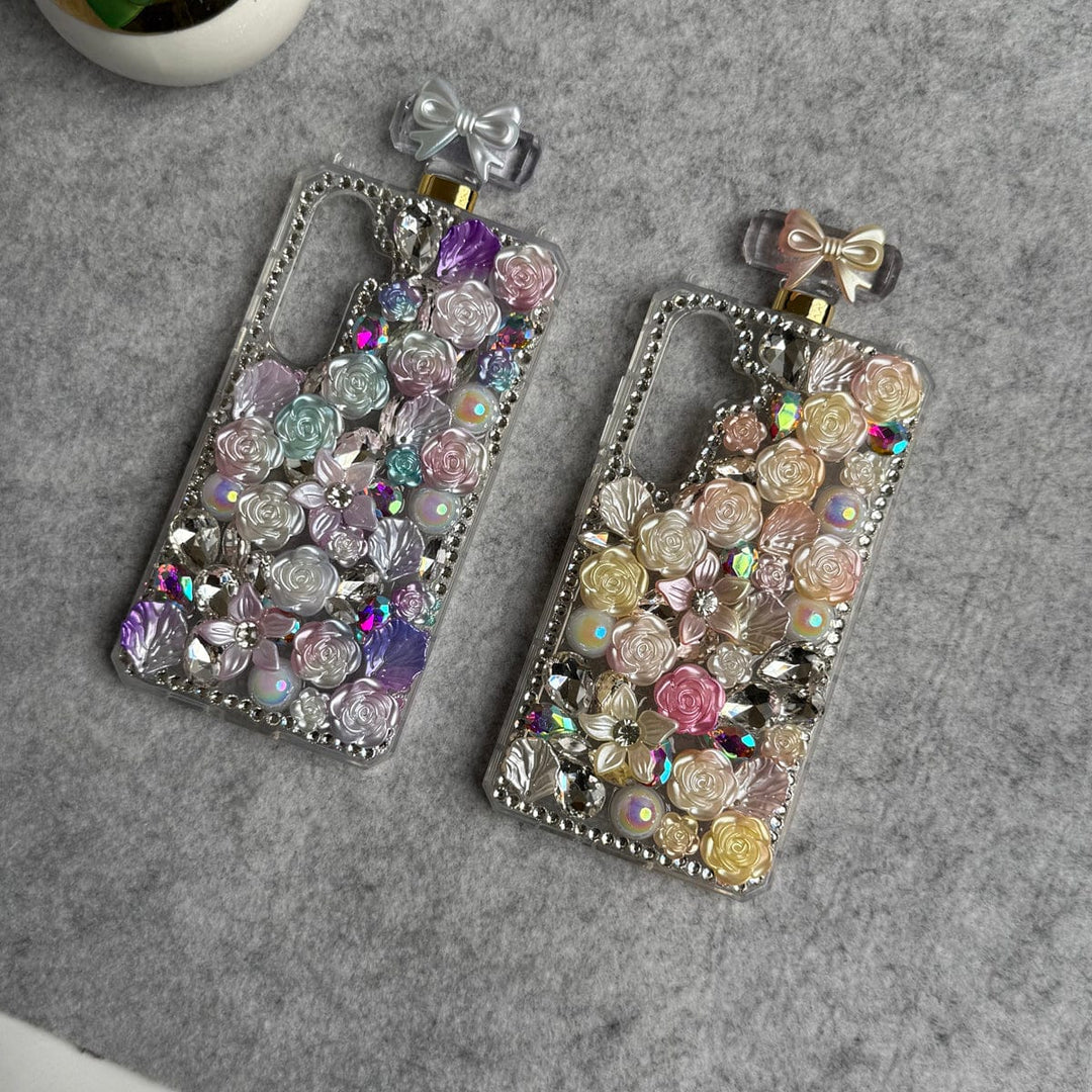 FRATO Samsung S25 Samsung Galaxy S25 Perfume Rhinestone Diamond Design Sling Girly Cover