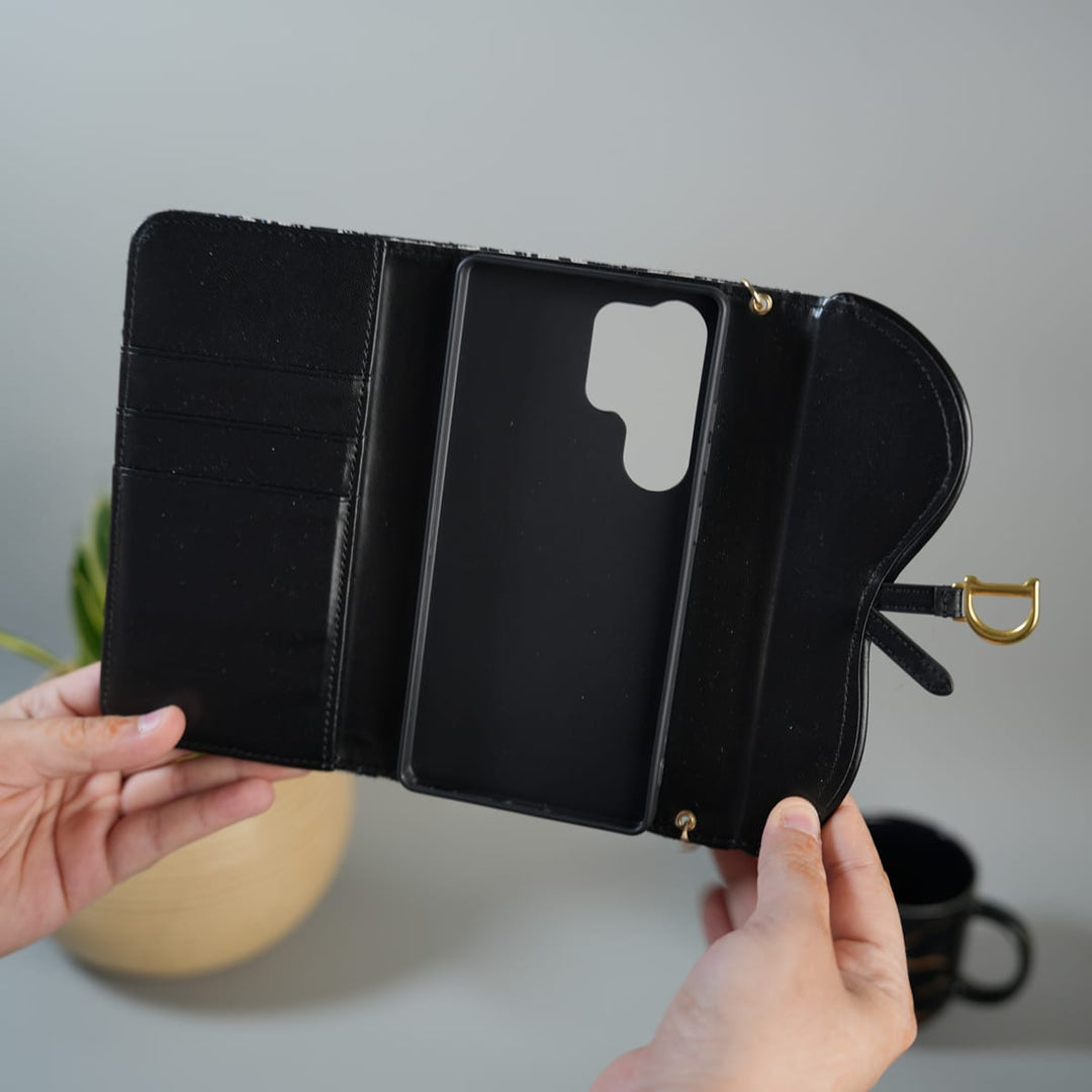 FRATO Samsung S25 Ultra Galaxy S25 Ultra luxury Brand CD Card Wallet Sling Case Cover