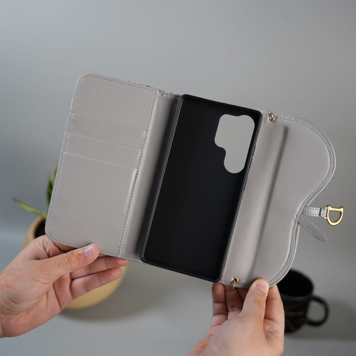 FRATO Samsung S25 Ultra Galaxy S25 Ultra luxury Brand CD Card Wallet Sling Case Cover