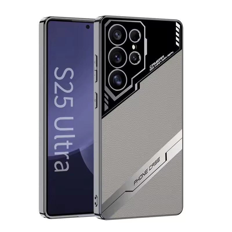 FRATO Samsung S25U Beige Samsung Galaxy S25 Ultra Cross Border Electroplated Solid Color Case Cover