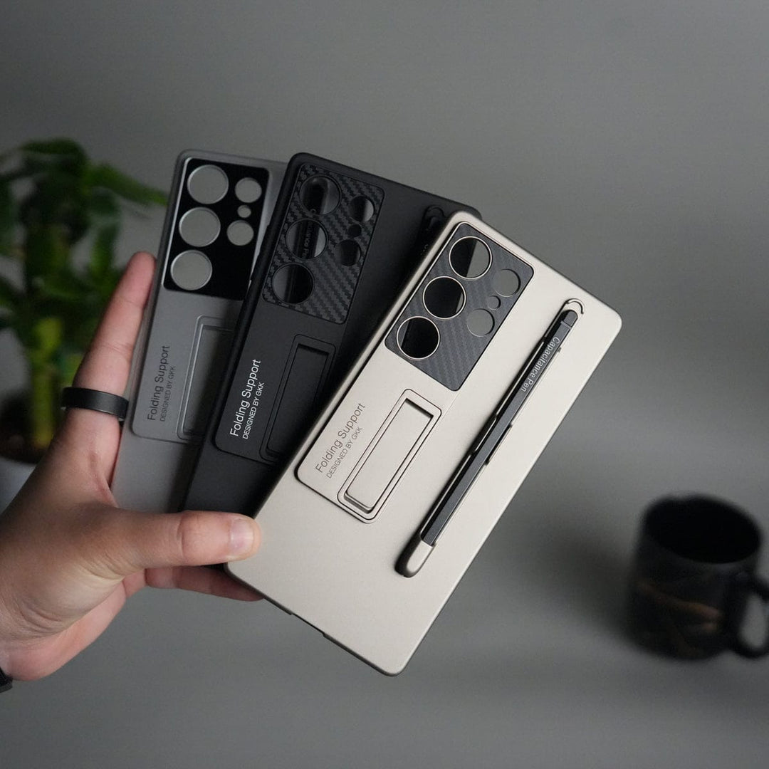 FRATO Samsung S25U Galaxy S25 Ultra Case with S Pen Holder | Kickstand Shockproof Slim Back Cover