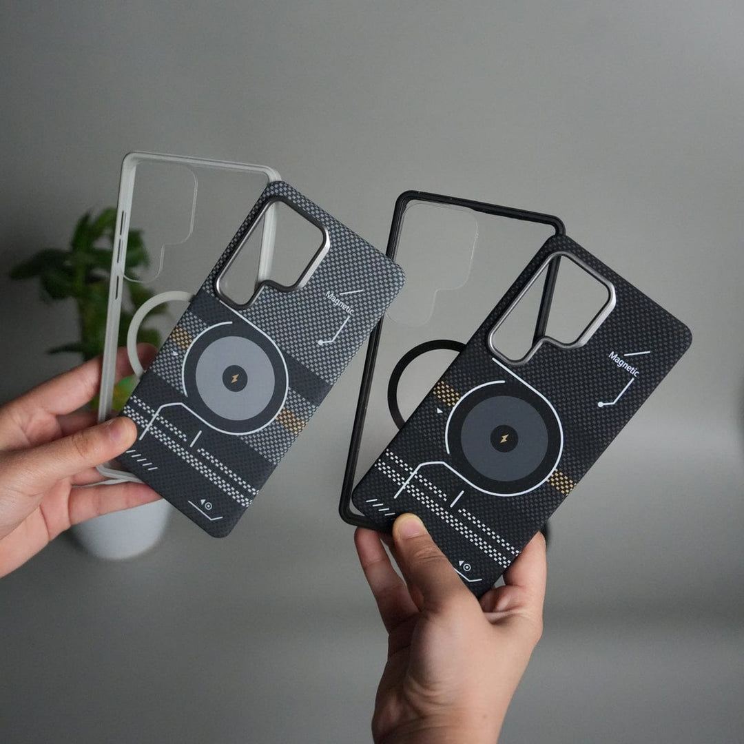 FRATO Samsung S25U Galaxy S25 Ultra Detachable Back Panel MagSafe Case | 2-in-1 Hybrid Cover with Replaceable Design | PowerMag