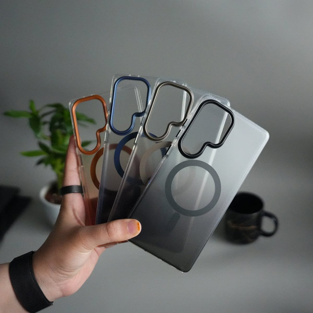 FRATO Samsung S25U Galaxy S25 Ultra Dual Color Shade Smoke Matte MagSafe Case Cover