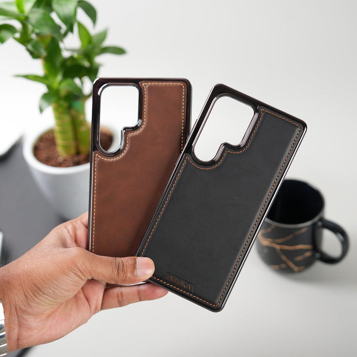 FRATO Samsung S25U Galaxy S25 Ultra Leather Case