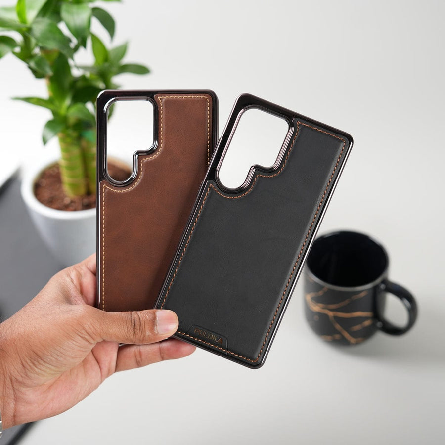 FRATO Samsung S25U Galaxy S25 Ultra Leather Case