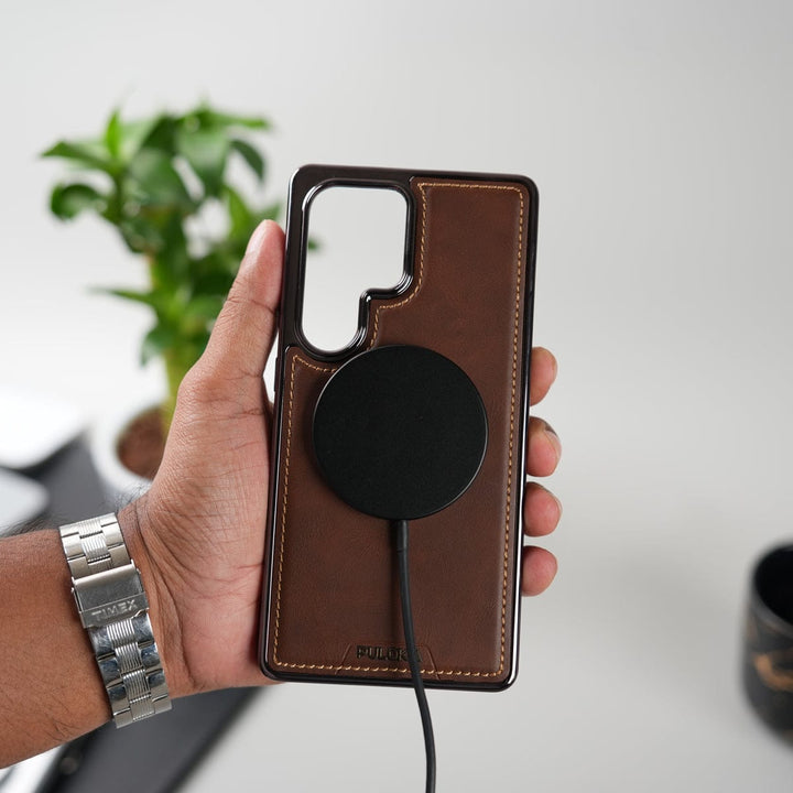 FRATO Samsung S25U Galaxy S25 Ultra Leather Case