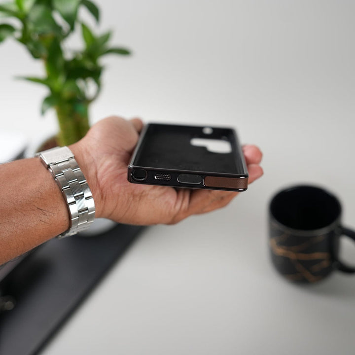 FRATO Samsung S25U Galaxy S25 Ultra Leather Case