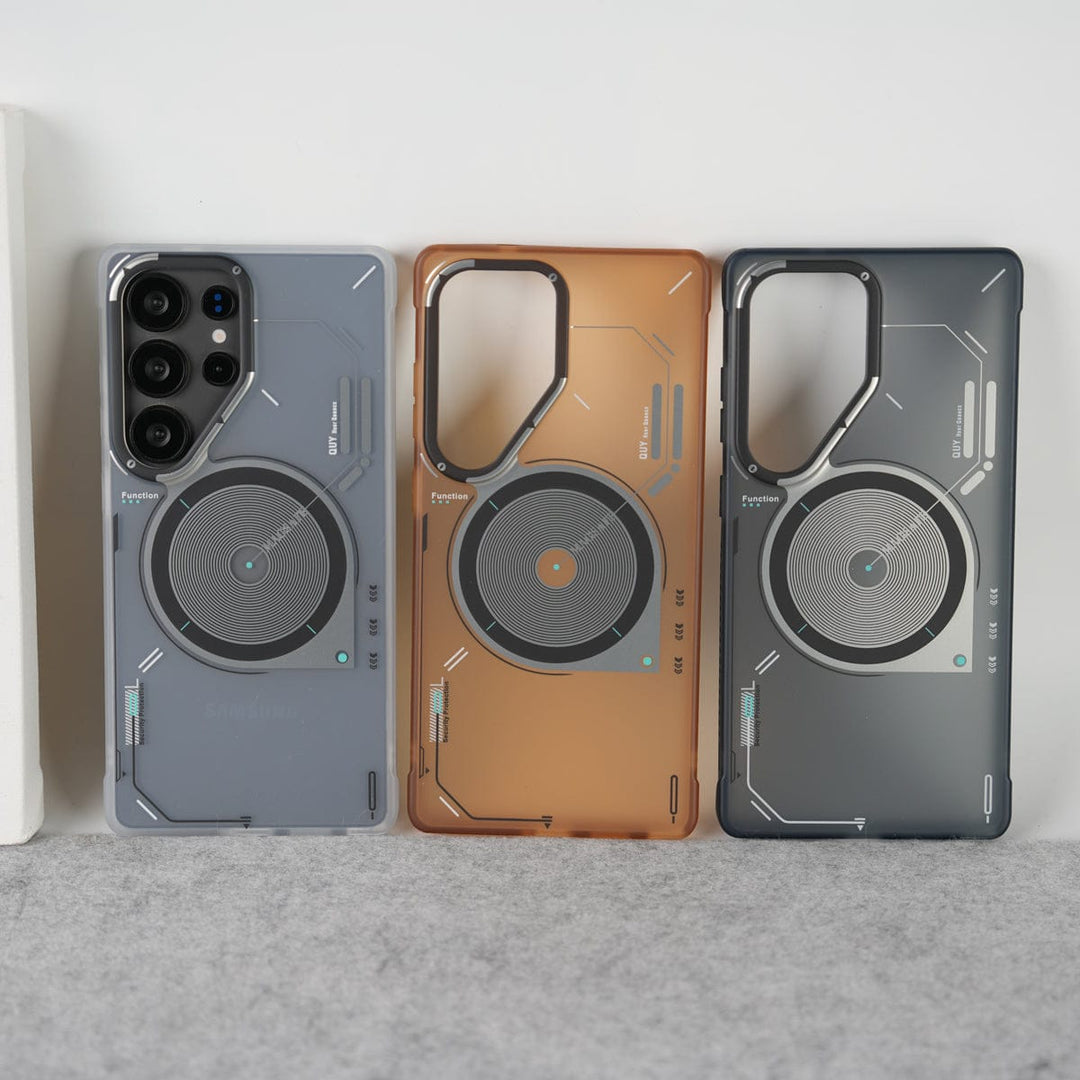 FRATO Samsung S25U Galaxy S25 Ultra Magsafe Matte Futuristic Design Magnetic MagSafe Charging Case