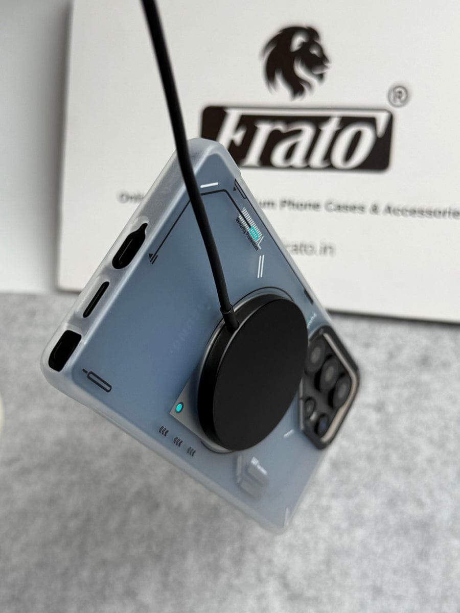 FRATO Samsung S25U Galaxy S25 Ultra Magsafe Matte Futuristic Design Magnetic MagSafe Charging Case