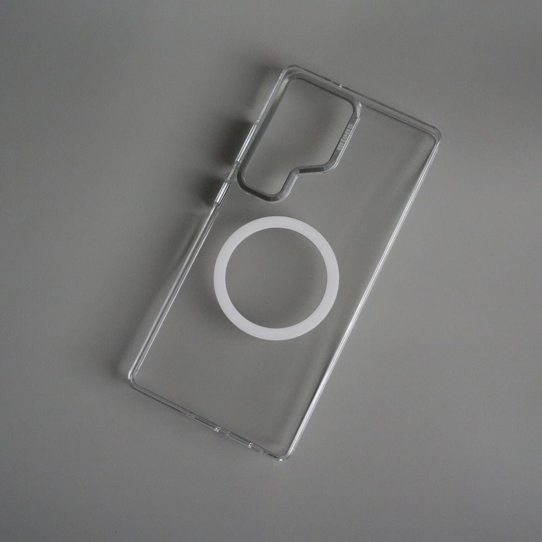 FRATO Samsung S25U Galaxy S25 Ultra Metal Camera Ring Crystal Clear Shell Case | Shockproof Slim Cover