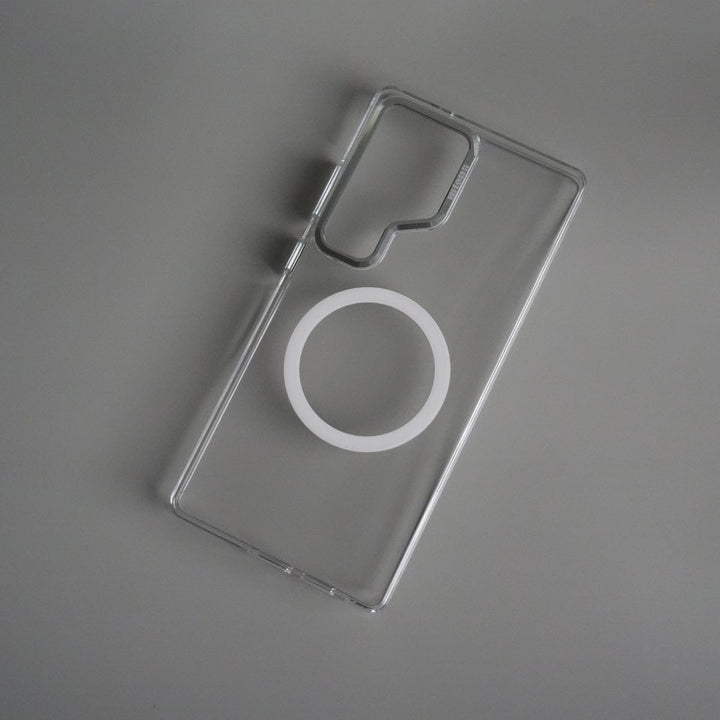 FRATO Samsung S25U Galaxy S25 Ultra Metal Camera Ring Crystal Clear Shell Case | Shockproof Slim Cover