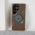 Galaxy S25 Ultra Matte Futuristic Design Magnetic MagSafe Charging Case