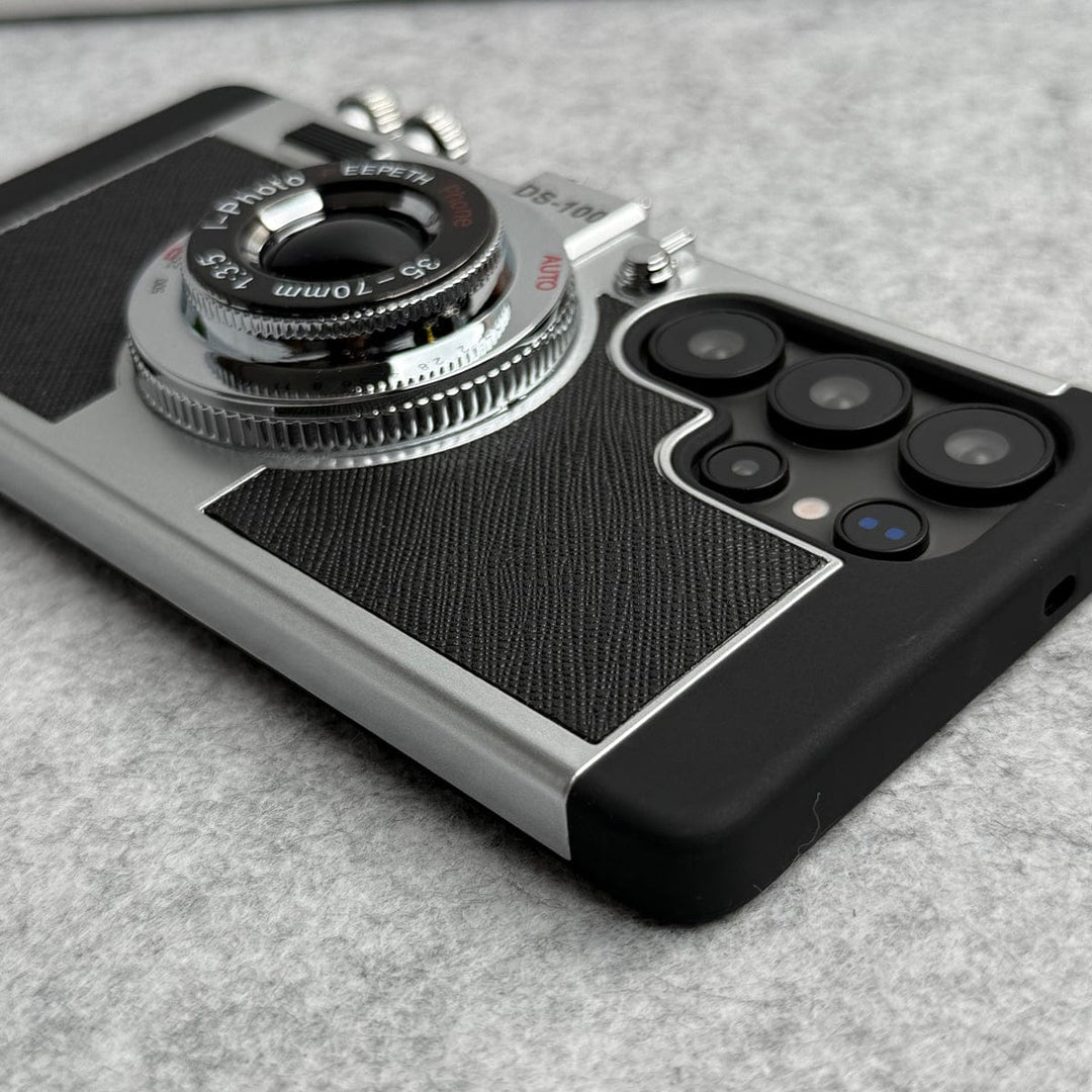 FRATO Samsung S25U Samsung Galaxy S25 Ultra 3D Retro Vintage Camera Case Cover