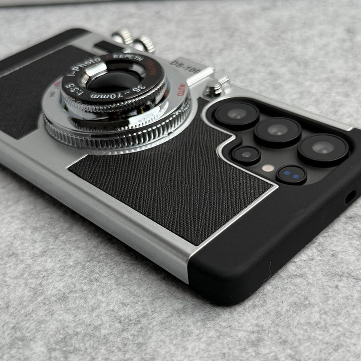 FRATO Samsung S25U Samsung Galaxy S25 Ultra 3D Retro Vintage Camera Case Cover