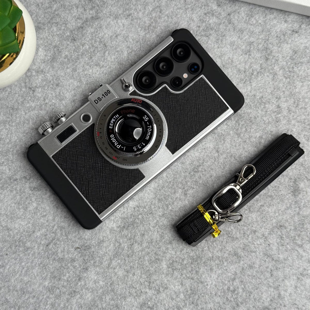FRATO Samsung S25U Samsung Galaxy S25 Ultra 3D Retro Vintage Camera Case Cover