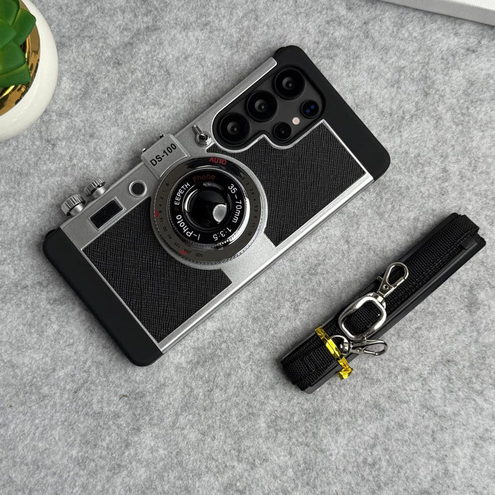 FRATO Samsung S25U Samsung Galaxy S25 Ultra 3D Retro Vintage Camera Case Cover