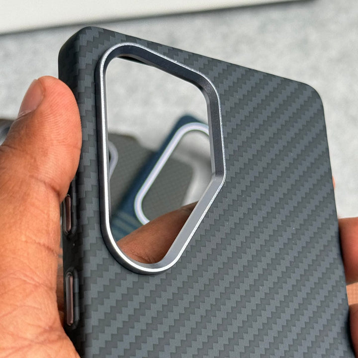 FRATO Samsung S25U Samsung Galaxy S25 Ultra Carbon Fiber Texture Aramid Design Hard Pc MagSafe Case Cover