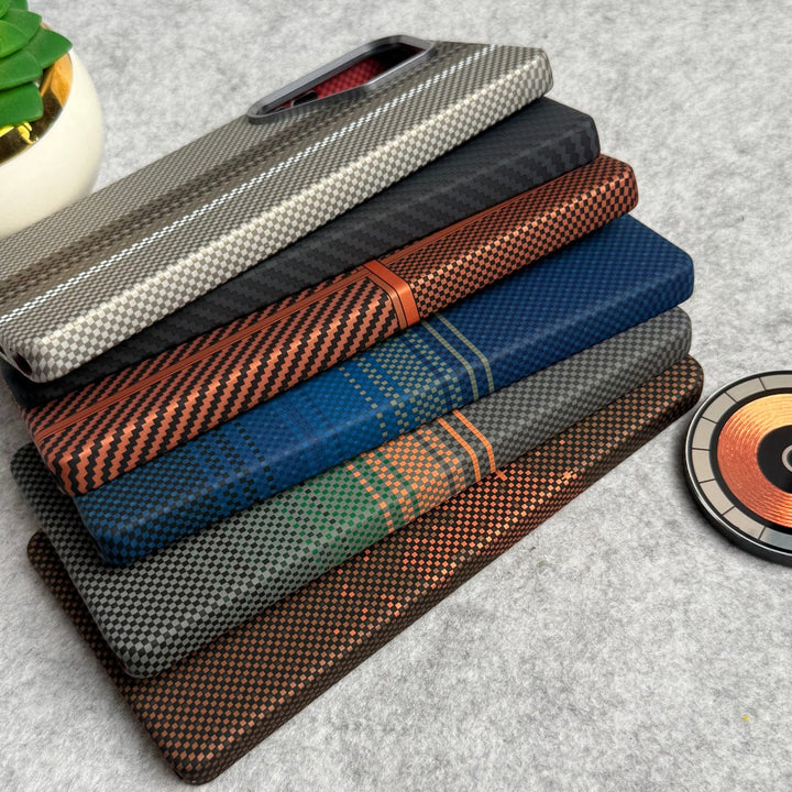 FRATO Samsung S25U Samsung Galaxy S25 Ultra Carbon Fiber Texture Aramid Design Hard Pc MagSafe Case Cover