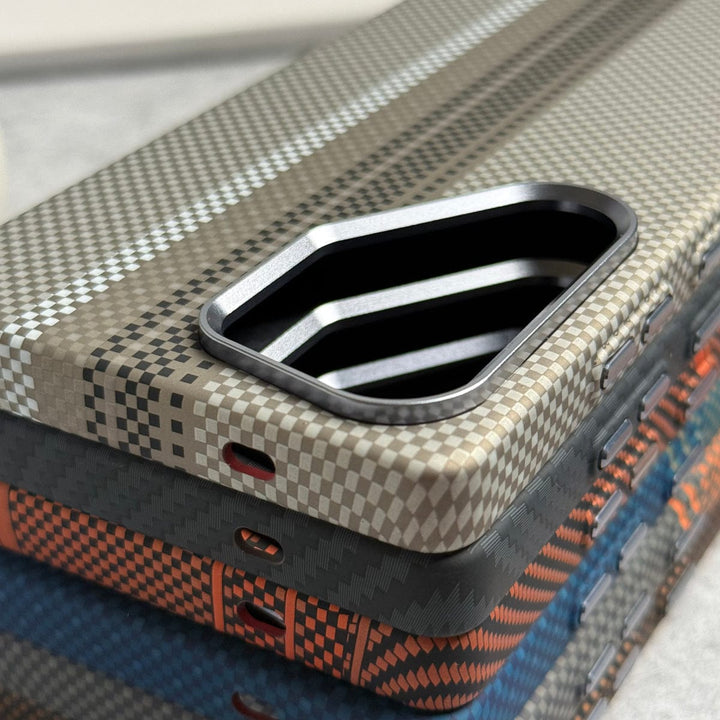 FRATO Samsung S25U Samsung Galaxy S25 Ultra Carbon Fiber Texture Aramid Design Hard Pc MagSafe Case Cover