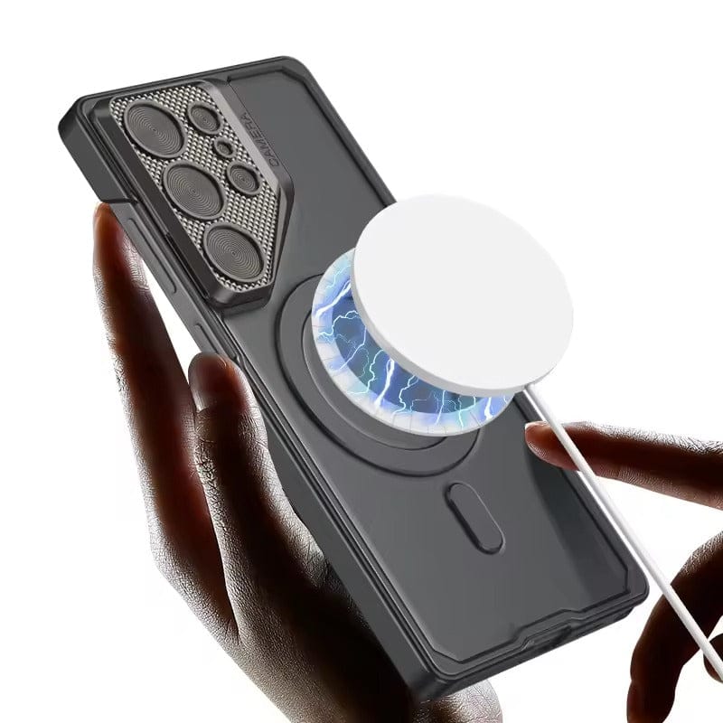 FRATO Samsung S25U Samsung Galaxy S25 Ultra Lens Protection Fully Metal Bracket Hard Shell Case