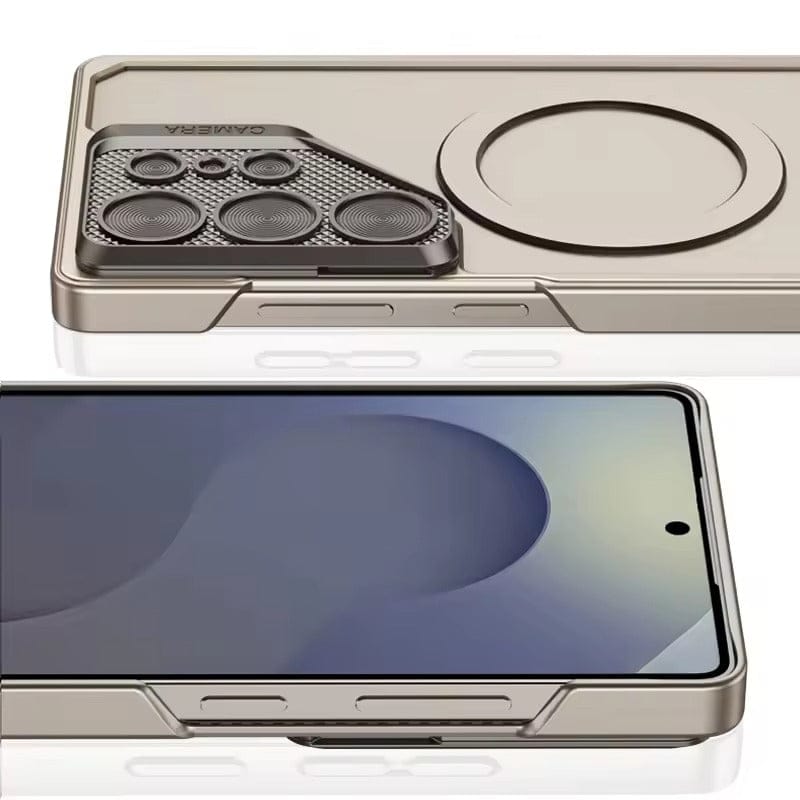FRATO Samsung S25U Samsung Galaxy S25 Ultra Lens Protection Fully Metal Bracket Hard Shell Case