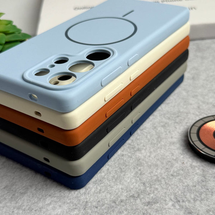 FRATO Samsung S25U Samsung Galaxy S25 Ultra MagSafe Soft Silky Liquid Silicone Case Cover