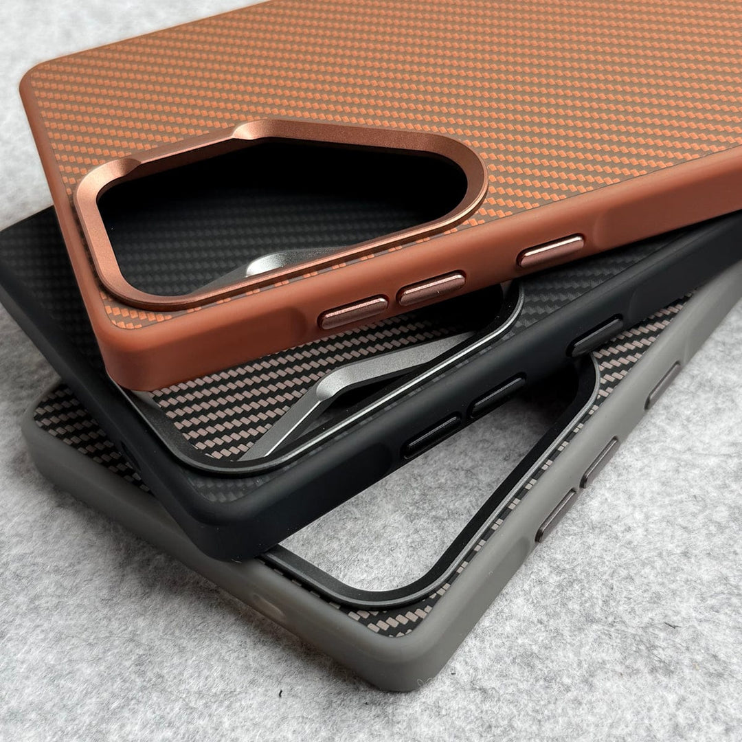 FRATO Samsung S25U Samsung Galaxy S25 Ultra Metal Camera Ring Carbon Fiber Design MagSafe Cover