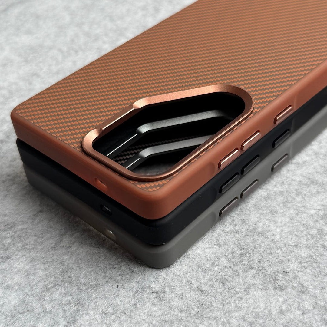 FRATO Samsung S25U Samsung Galaxy S25 Ultra Metal Camera Ring Carbon Fiber Design MagSafe Cover