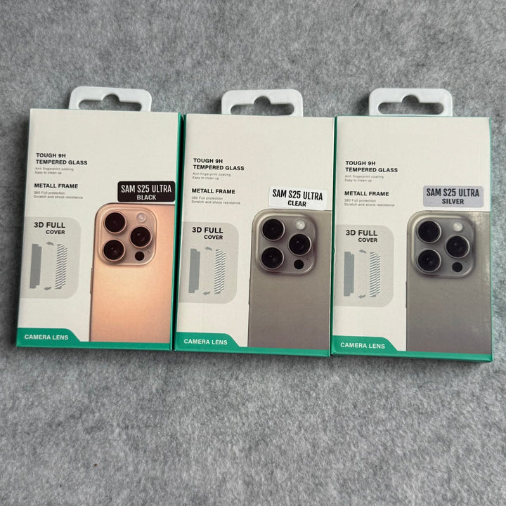 FRATO Samsung S25U Samsung Galaxy S25 Ultra Metal Frame 9H Glass Camera Lens Kit