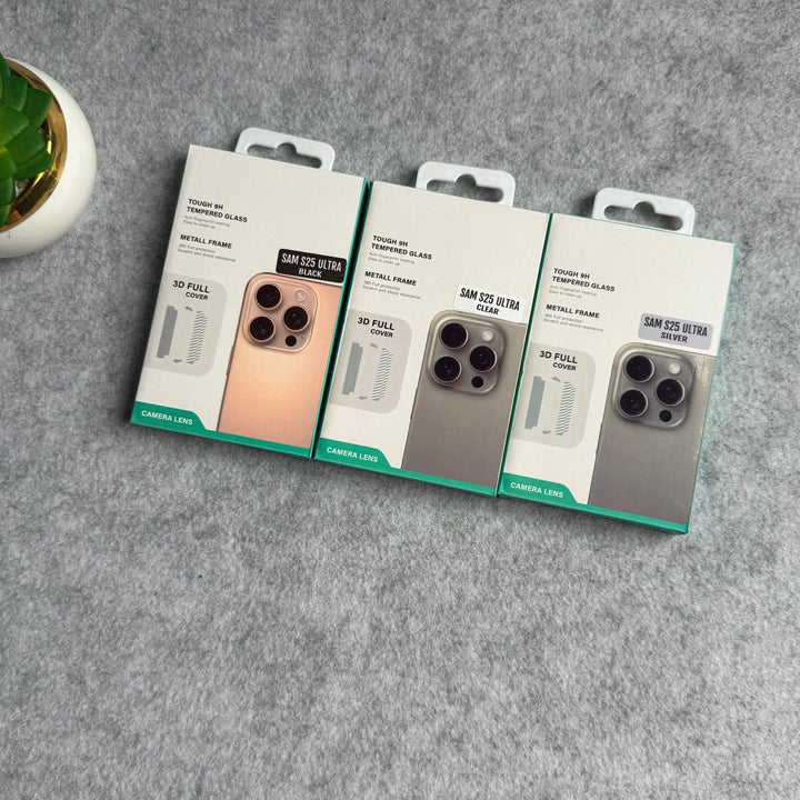 FRATO Samsung S25U Samsung Galaxy S25 Ultra Metal Frame 9H Glass Camera Lens Kit
